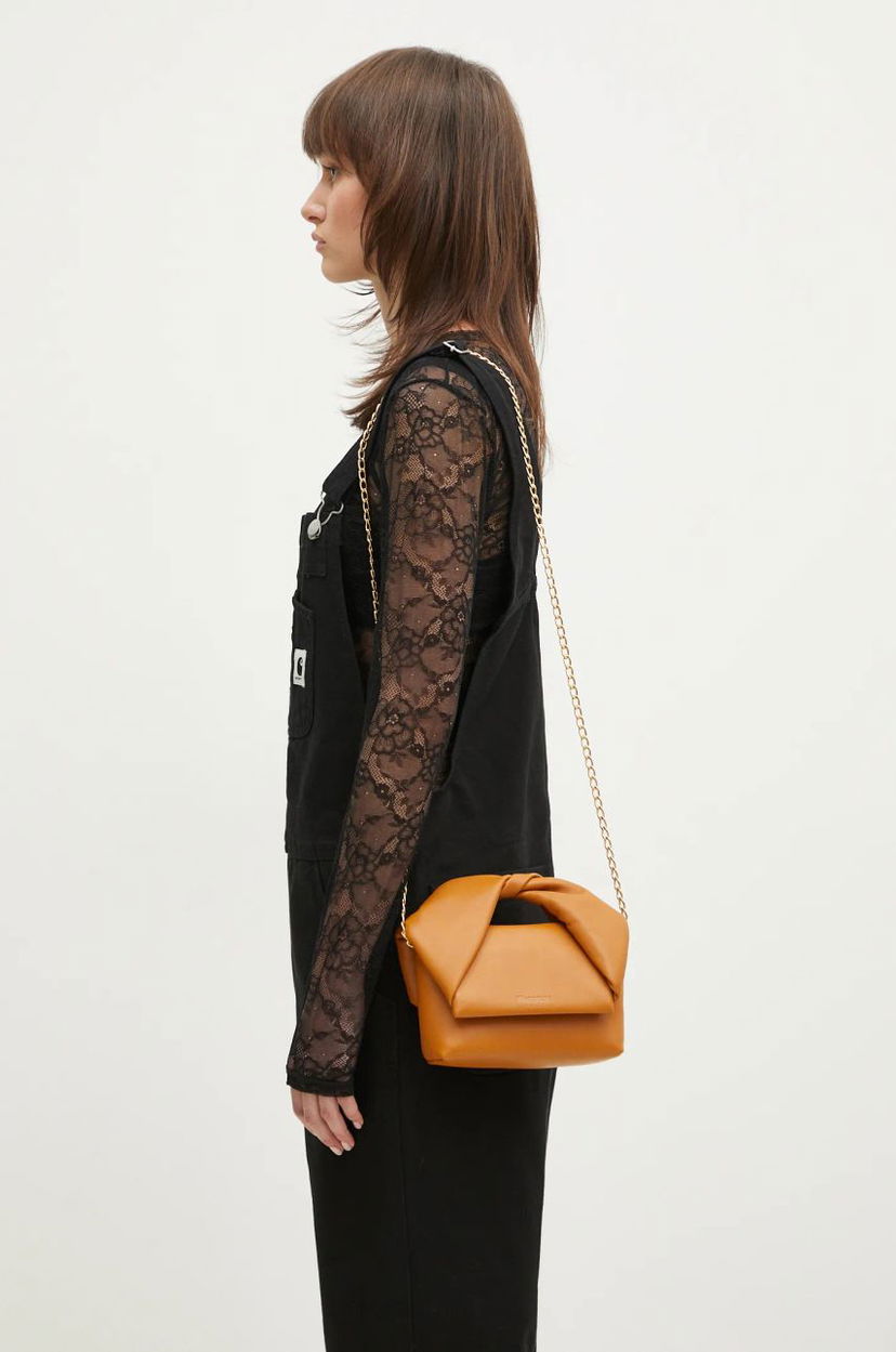 Сумочка JW Anderson JW Anderson Small Twister Bag Коричневий | HB0643.LA0088.604