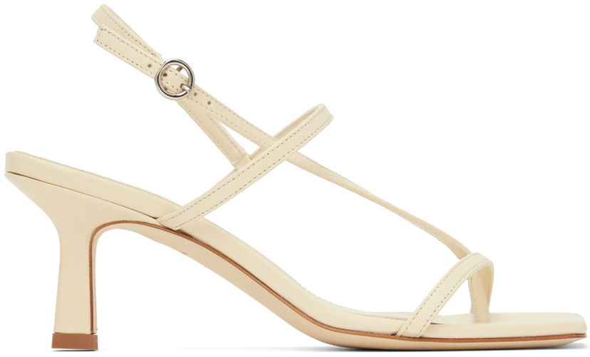 Аксесуари Aeyde Aeyde Elise Heeled Sandals бежевий | A11-HS-ASTS65CI-0121-100-007