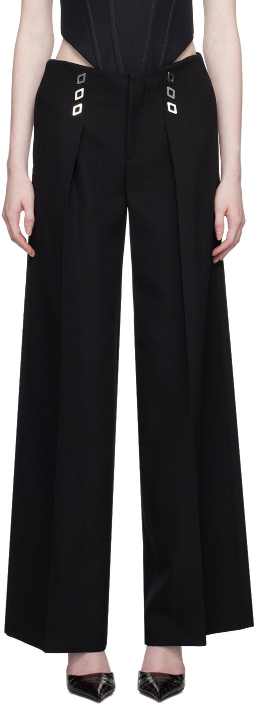 Штани Dion Lee Diamond Stud Trousers чорний | C2160F23