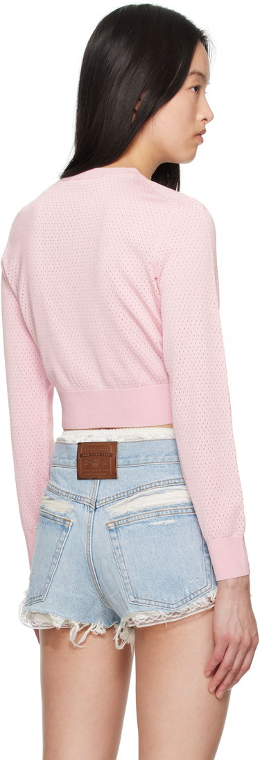 Cветр Alexander Wang alexanderwang.t Cropped Athletic Mesh Cardigan Рожевий | 4KC2253016, 2