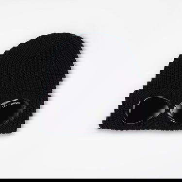 Шапка C.P. Company Merino Wool Goggle Beanie чорний | 15CMAC122A-999, 0