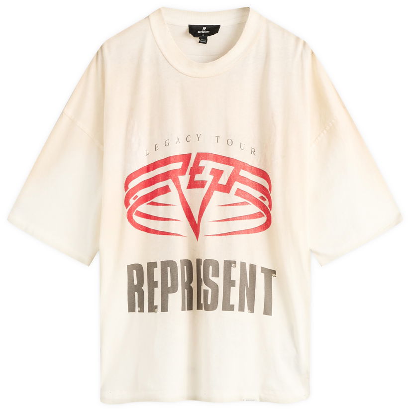 Футболка Represent Clo Represent Living Legacy Tour T-Shirt білий | MLM100176-30
