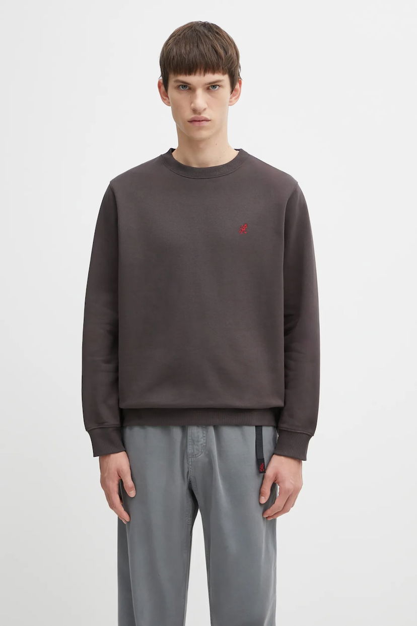 Світшоти GRAMICCI One Point Crew Sweatshirt Сірий | G308.FT