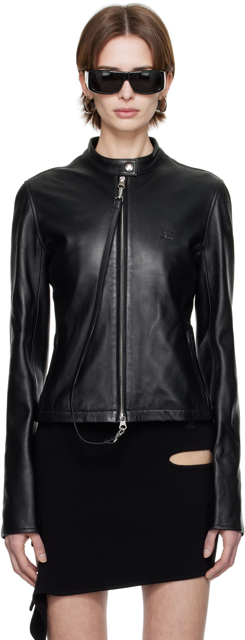 Куртка Courrèges Courrèges City Leather Jacket чорний | 125LBL257CV0005