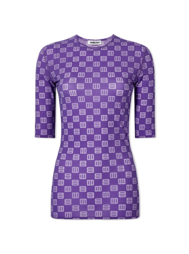 Футболка Ambush Monogram Fitted Tee Фіолетовий | BWAA024S22JER0013536