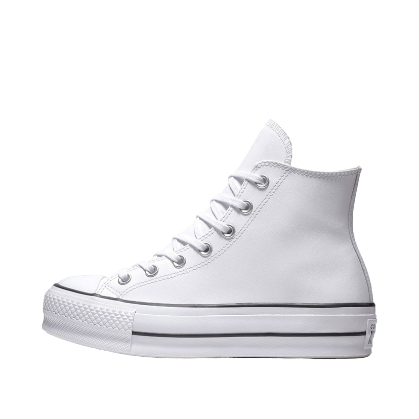 Кросівки та взуття Converse Chuck Taylor All Star Platform Leather High-Top білий | 561676C