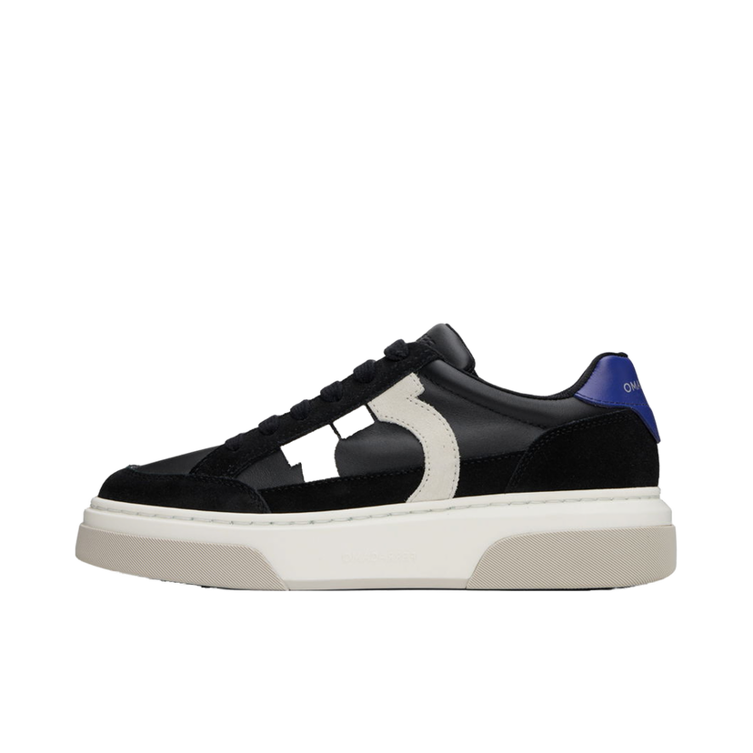 Кросівки та взуття FERRAGAMO Low Cut Gancini Outline чорний | 769884