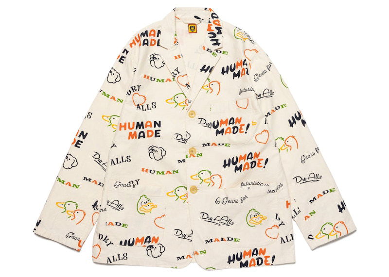 Куртка Human Made Duck Printed Jacket бежевий | HM25JK009
