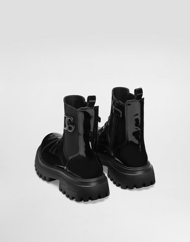 Аксесуари Dolce & Gabbana Dolce & Gabbana Patent Leather Ankle Boots With Elastic чорний | D11360A9A8180999, 2