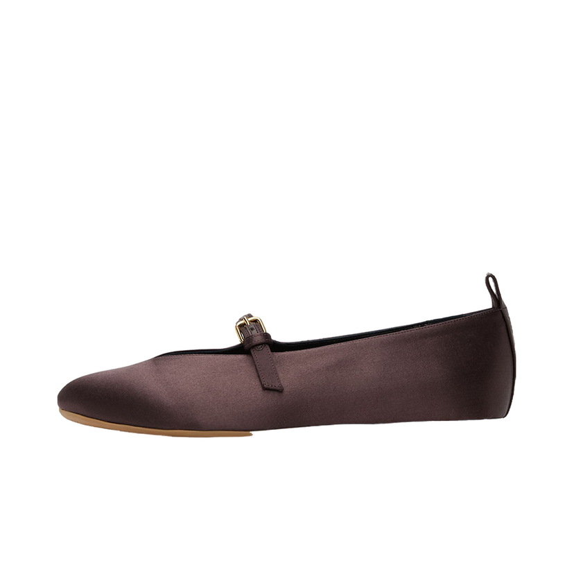 Кросівки та взуття JW Anderson Satin Ballerina Flats Коричневий | ANW43033B 20111