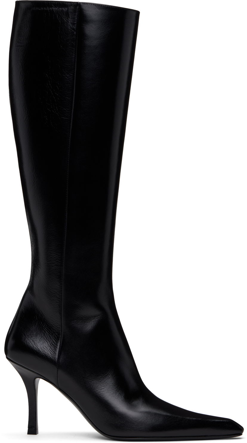 Пальто Alexander Wang Alexander Wang Vivica 85mm Knee-High Boots чорний | 30125B040
