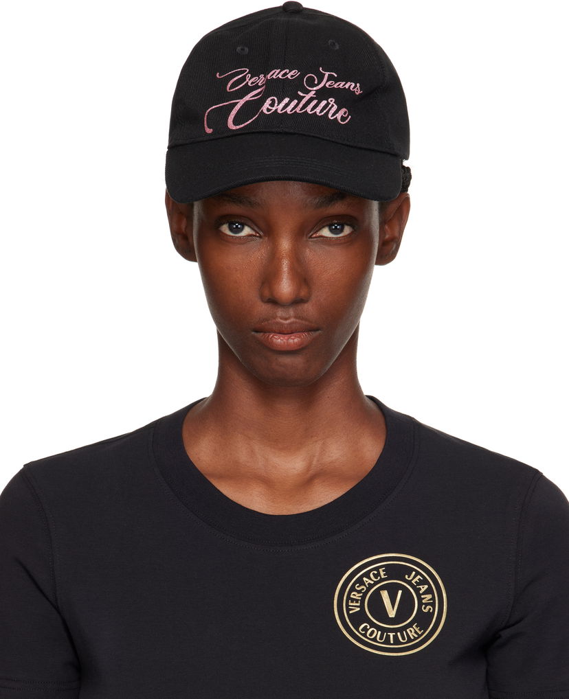 Кепка Versace Versace Jeans Couture Logo Baseball Cap чорний | E79VAZK34_EZG391