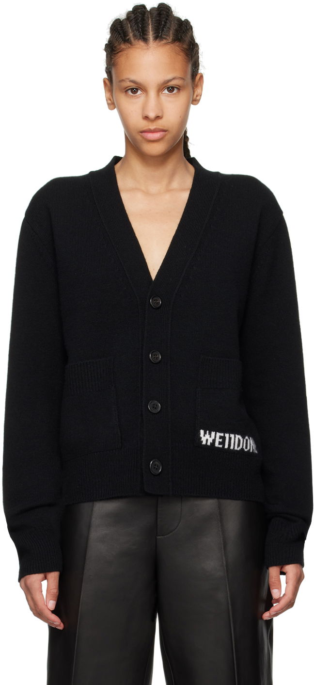 Cветр We11done We11done Patch Pocket Cardigan чорний | WD-KC3-23-621-U-BK
