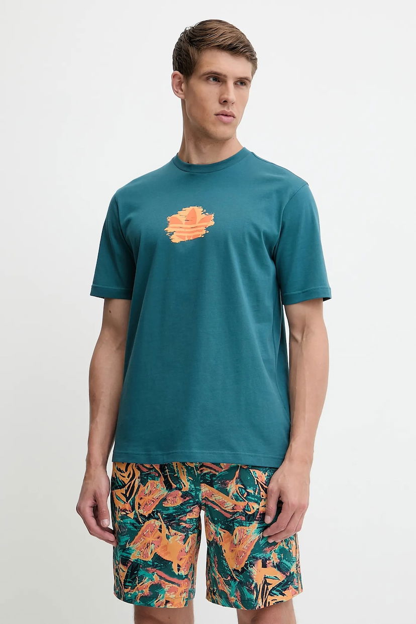 Футболка adidas Originals adidas Originals Graphic Tee Бірюзовий | KC4940