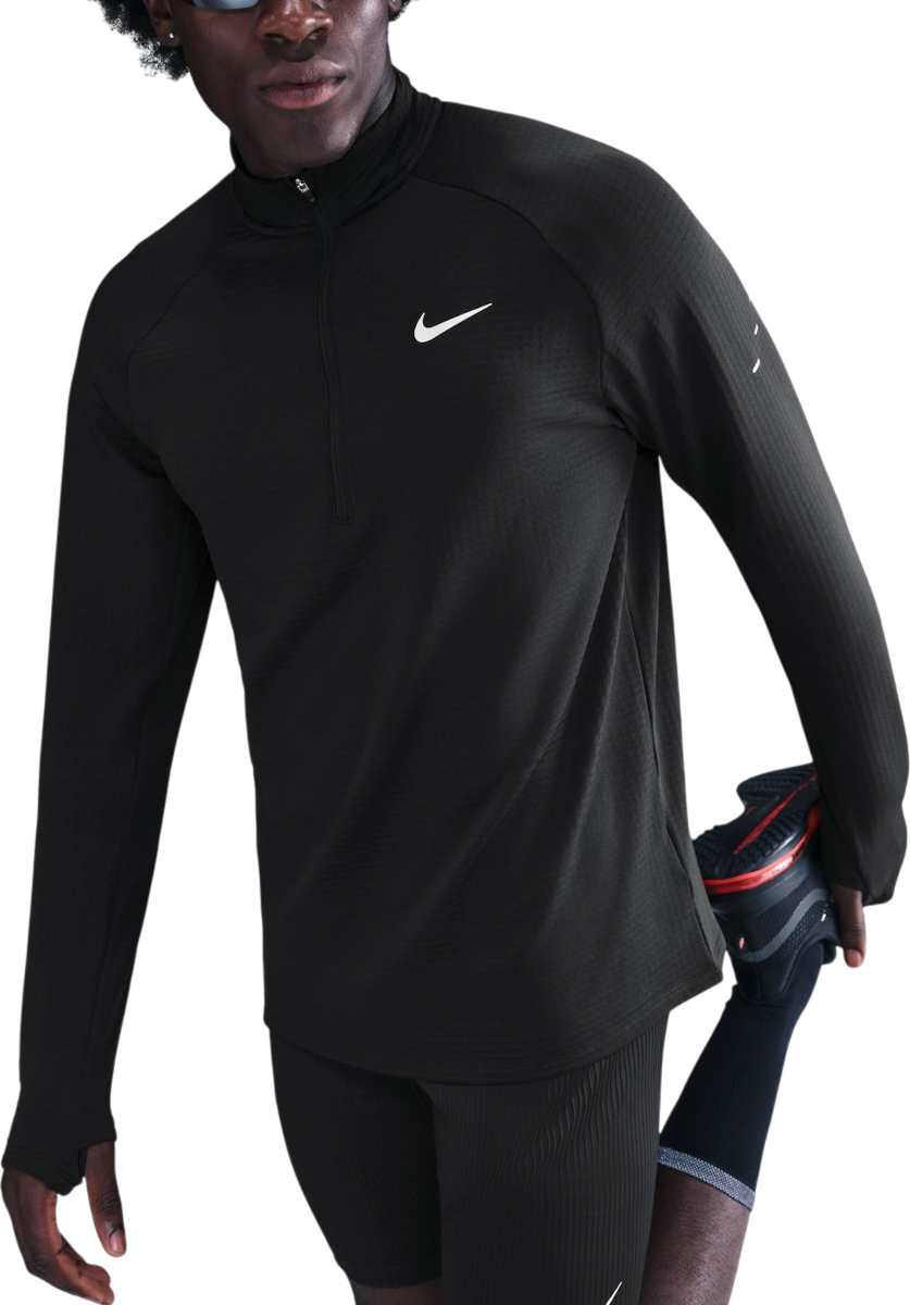 Футболка Nike Stride Running Top Half-Zip чорний | hv2707-010, 0