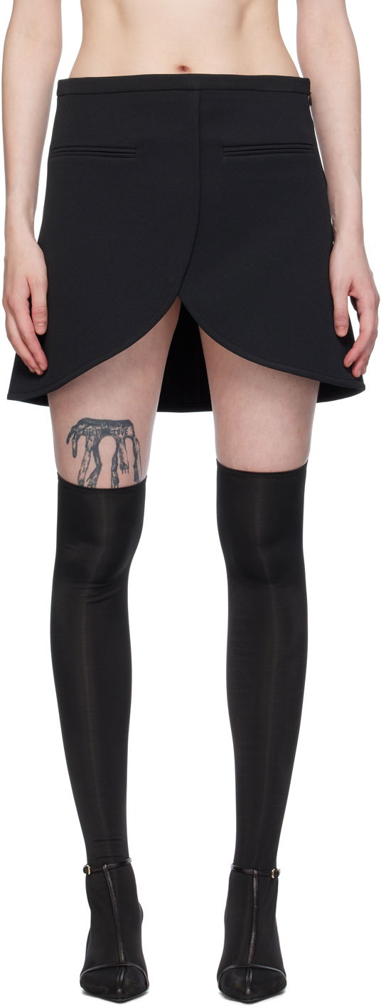 Спідниця Courrèges Ellipse Black Scuba Mini Skirt чорний | 224CJU171PL0007