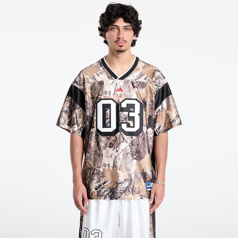Джерсі adidas Originals adidas Originals Camo Football Jersey бежевий | KD6250