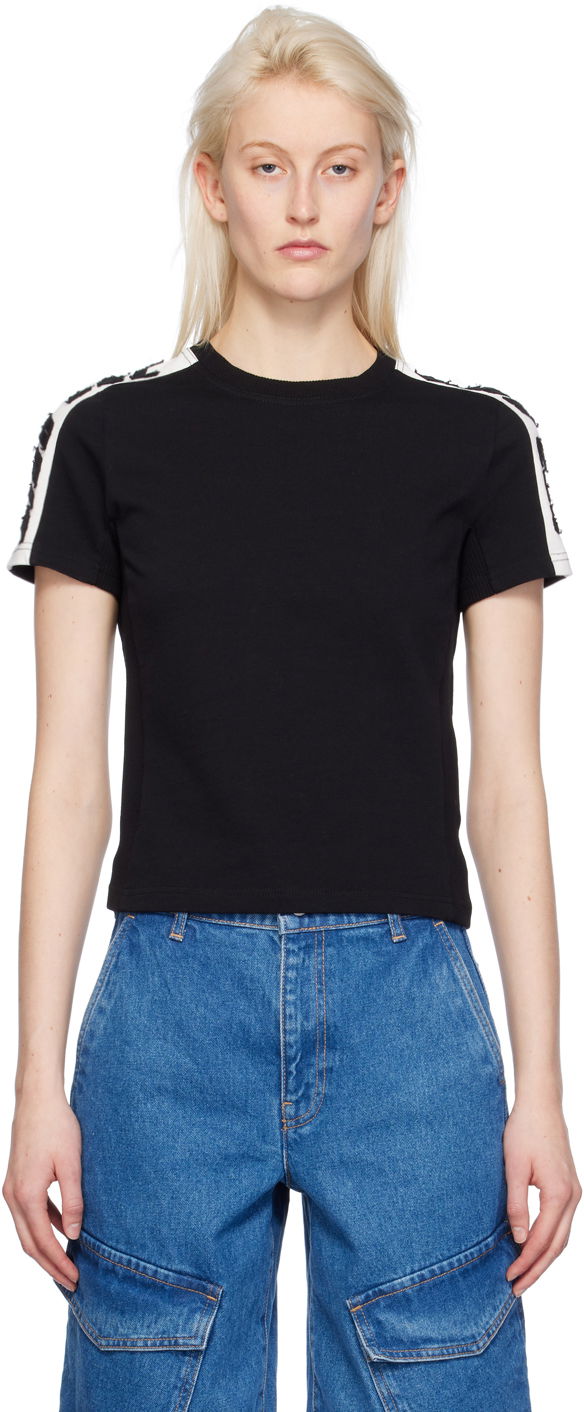 Футболка Dion Lee Dion Lee Slim T-Shirt чорний | C3162PS24