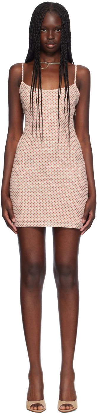 плаття Miaou Miaou Anya Polka Dot Mini Dress бежевий | 5026PM1WPD