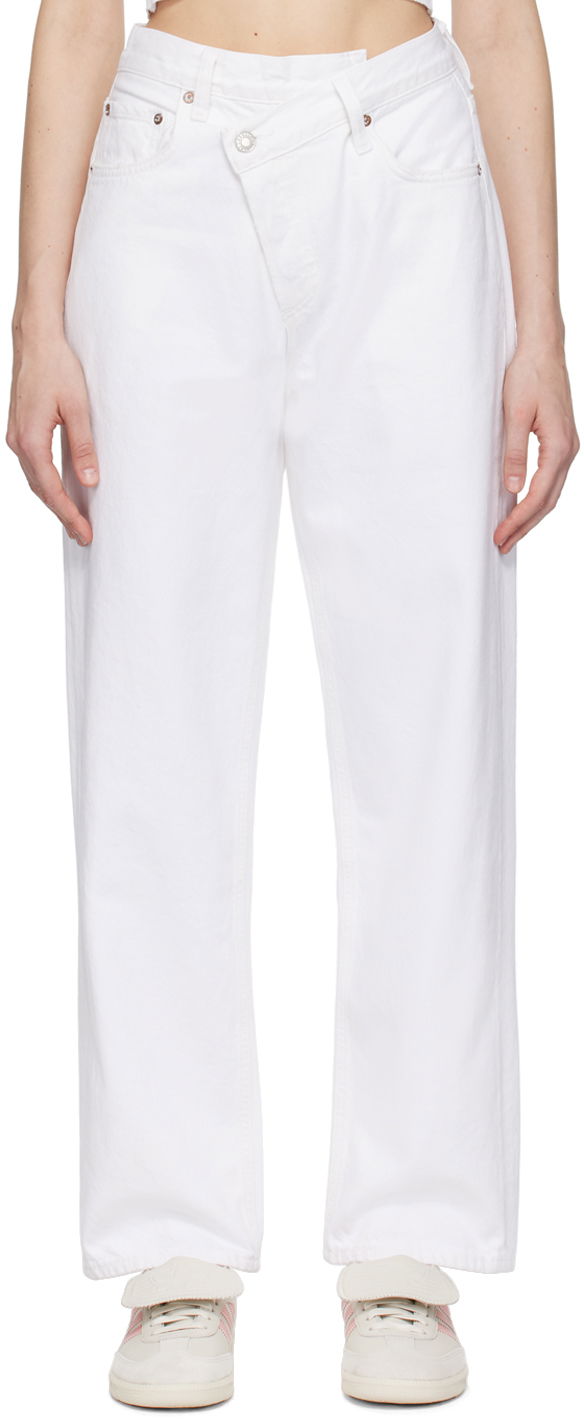 Джинси AGOLDE Criss Cross Upsized Jeans білий | A097B-1183