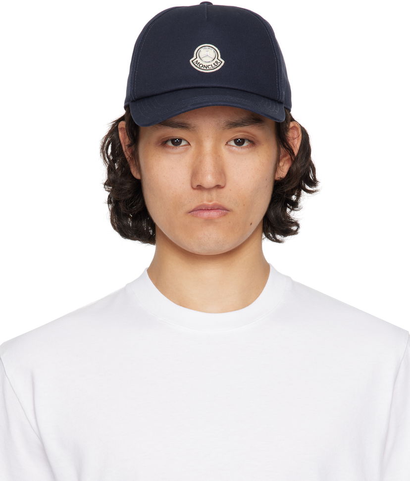 Кепка Moncler Moncler Genius Mercedes-Benz by NIGO Baseball Cap темно-синій | K14013B0000804863
