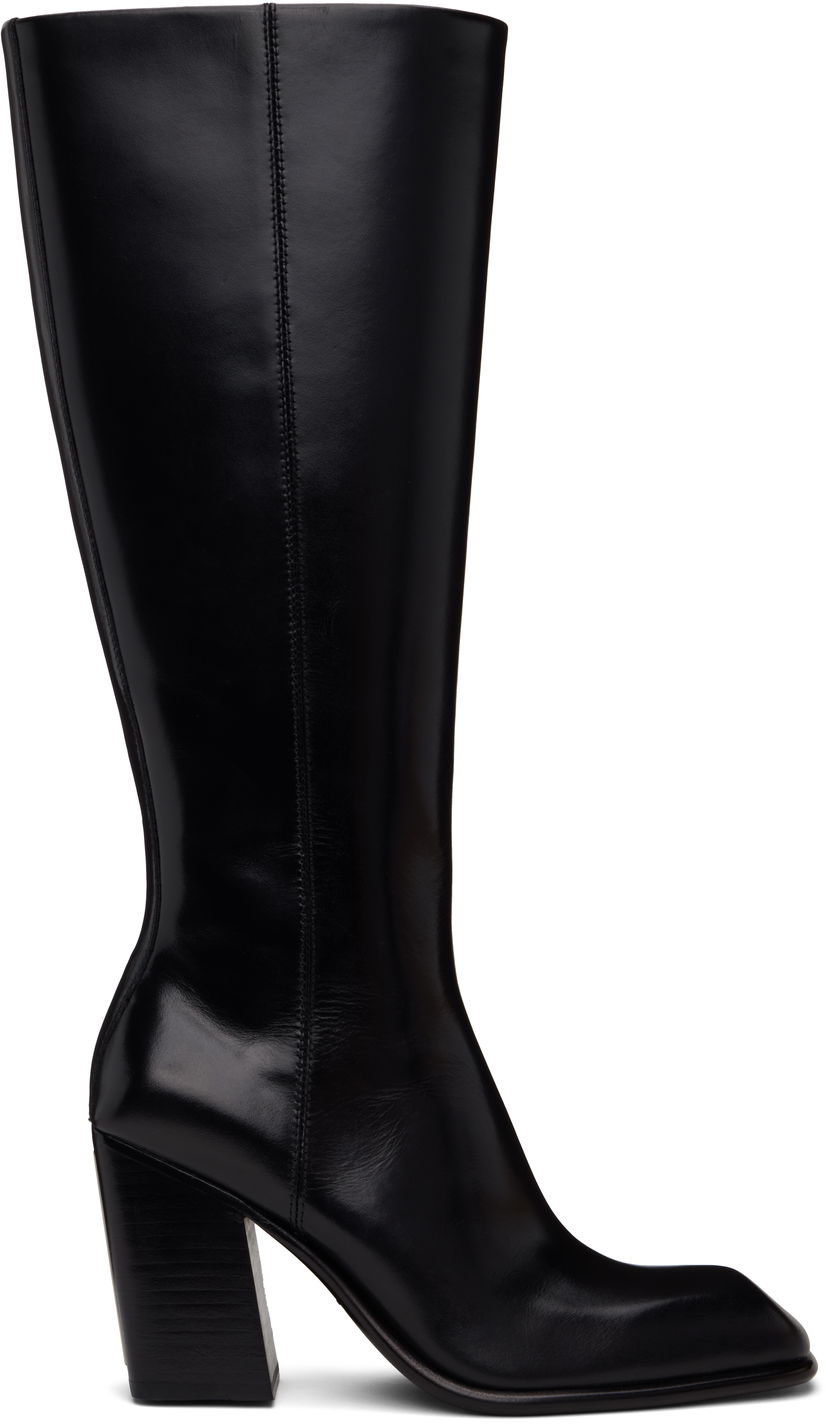 Одяг Alexander Wang Alexander Wang Throttle Knee-High Boots чорний | 30424B035