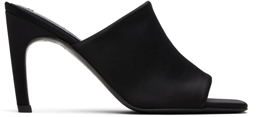 плаття TOTEME TOTEME Bandeau Heeled Mules чорний | 253-WAS0245-FB0401
