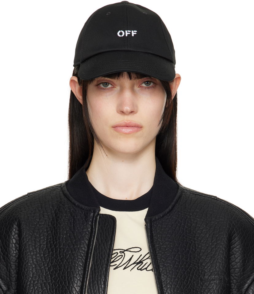 Кепка Off-White Off-White 'Off' Stamp Baseball Cap чорний | OWLA017C99FAB0041001