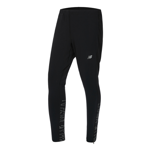 Спортивні штани New Balance Printed Accelerate Running Leggings чорний | MP11230-CMO, 0