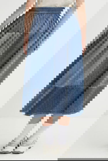 Спідниця visvim Visvim SS Elevation Midi A-Line Skirt Синій | 325105005003, 2