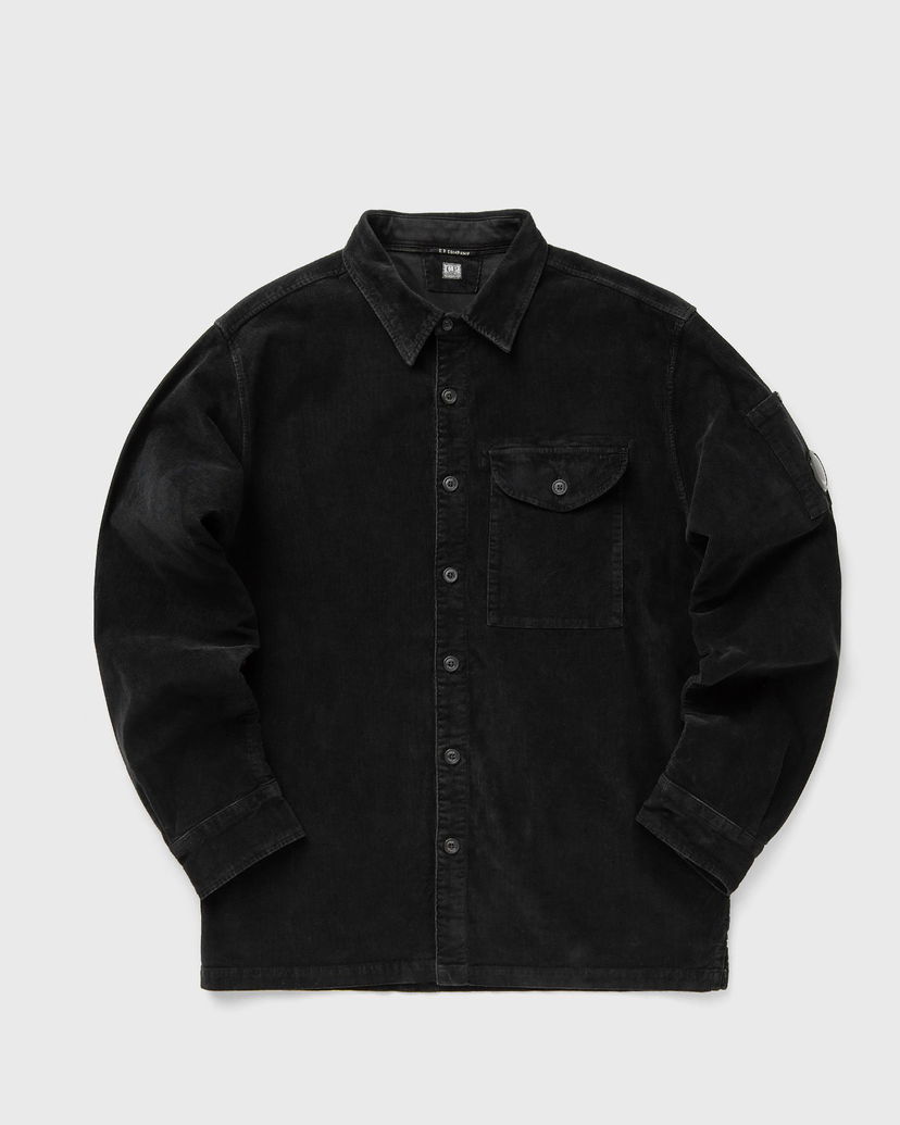 Сорочка C.P. Company Corduroy Long Sleeve Shirt чорний | 19CMSH071A006410O-999