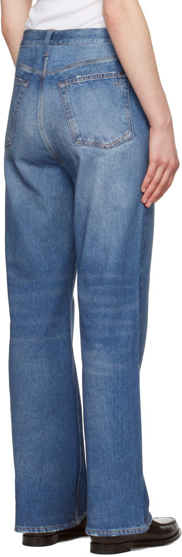Джинси rag & bone rag & bone Miramar Terry Shea Ankle-Length Jeans Синій | WCW25S70008200, 2