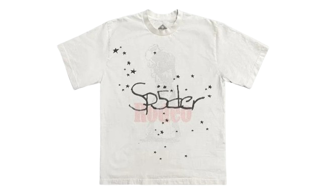Футболка Cactus Jack by Travis Scott Travis Scott Cactus Jack x Sp5der Days Before Rodeo II T-Shirt Size L білий | TRS2, 0