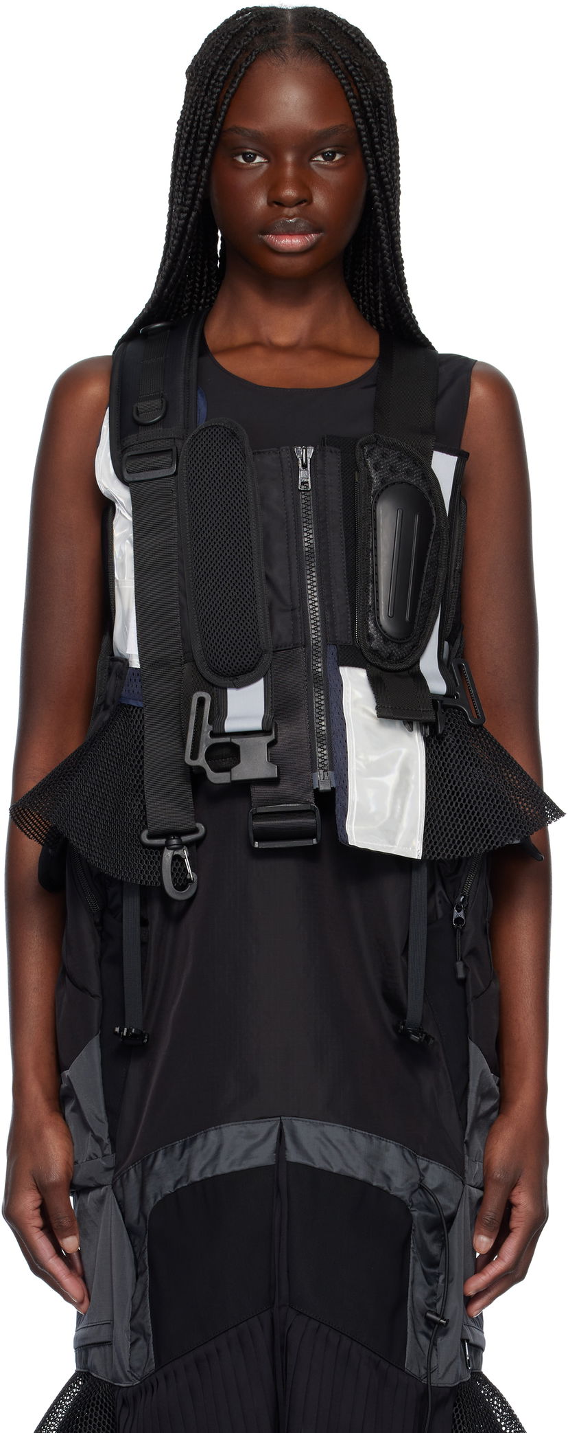 Жилет Junya Watanabe Junya Watanabe Komine Protector Paneled Vest чорний | JO-V002-S25