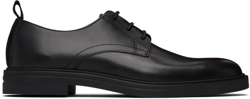Кросівки та взуття BOSS BOSS Leather Derbys чорний | 50552540
