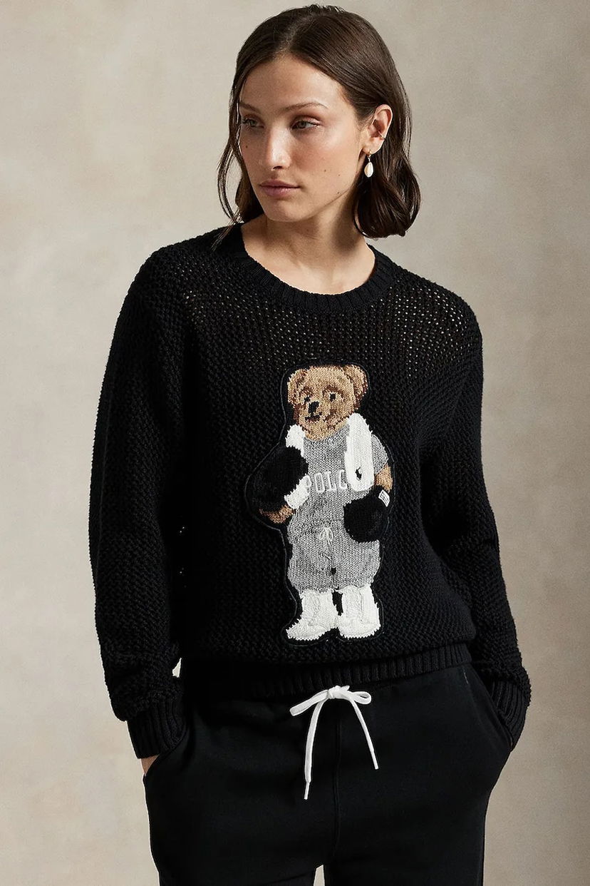 Cветр Polo by Ralph Lauren Polo Ralph Lauren Bear Sweater чорний | 211972112