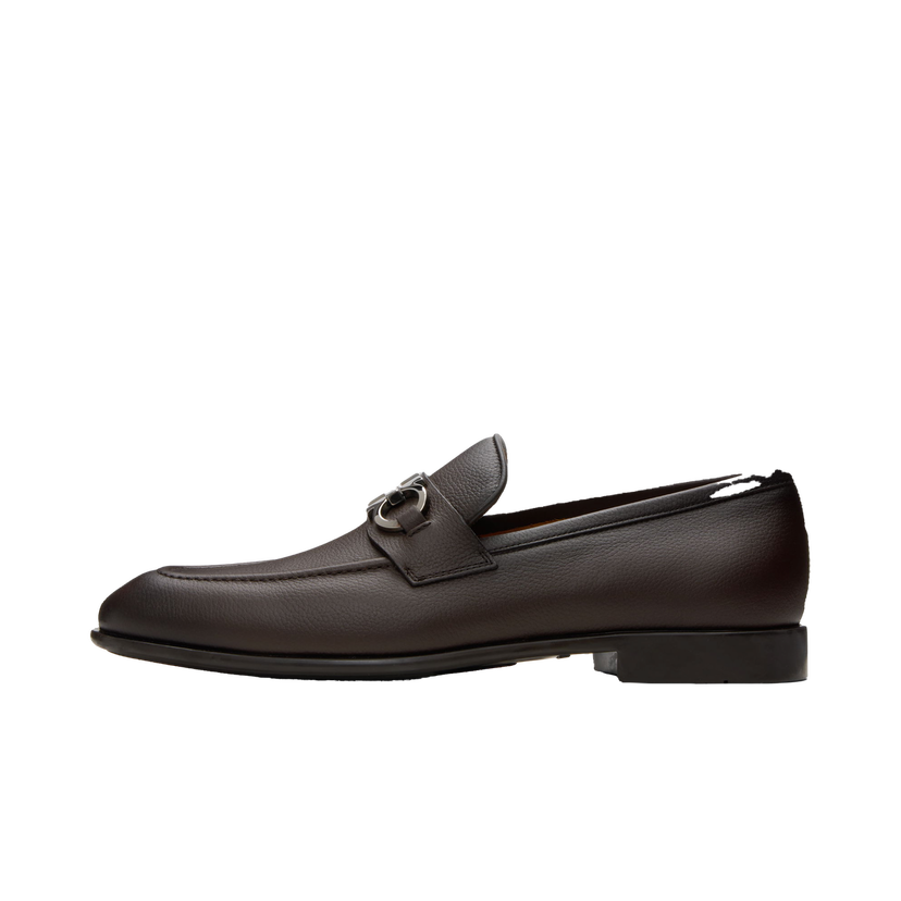 Кросівки та взуття FERRAGAMO Salvatore Ferragamo Gancini Ornament Loafers Коричневий | 775115
