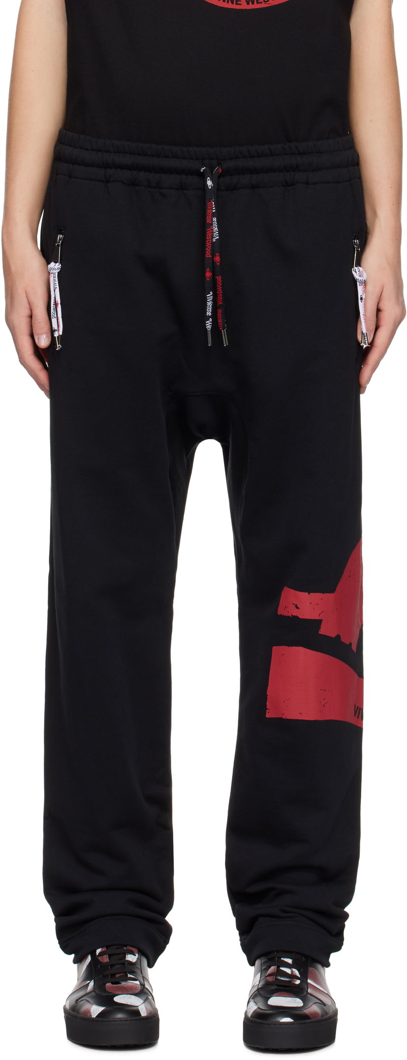 Спортивні штани Vivienne Westwood Football Sweatpants чорний | 3J01000O-J006O-