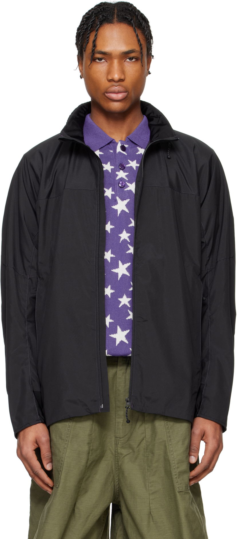Вітровка Needles NEEDLES Wind Jacket чорний | QV377
