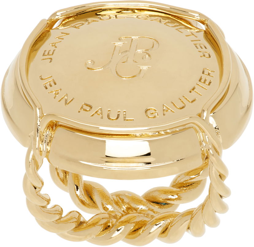 Кільце Jean Paul Gaultier Jean Paul Gaultier 'The Champagne' Gold Ring Жовтий | 25/03-W-JW004-X053-92