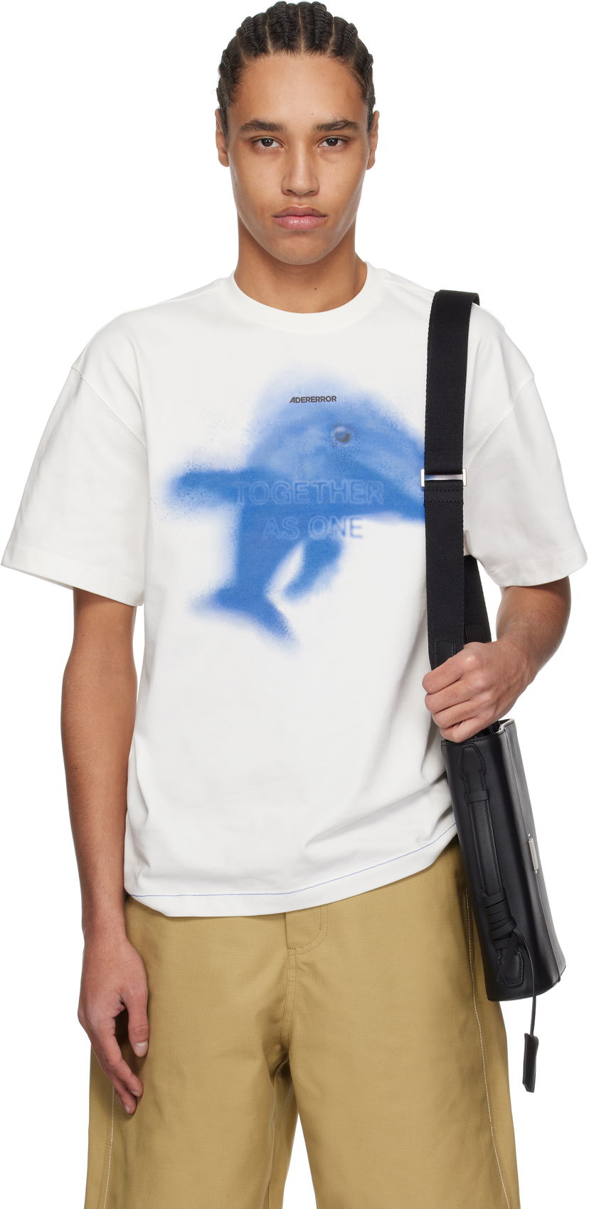 Футболка ADER ERROR ADER error Together As One Graphic T-Shirt білий | BO01SSTS0105OW
