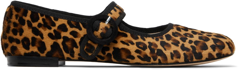 плаття Repetto Repetto Georgia Mary Jane Square-Toe Ballerinas Коричневий | V4141PONY