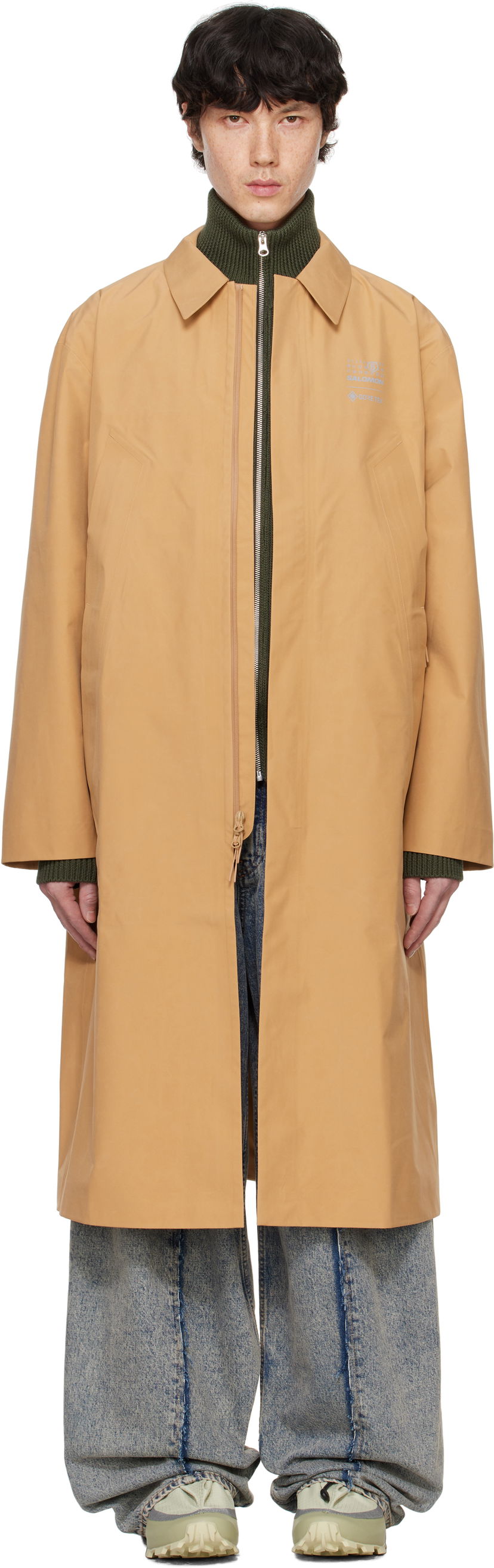 Пальто Maison Margiela Edition Trench Coat бежевий | SH0AH0003 M35200