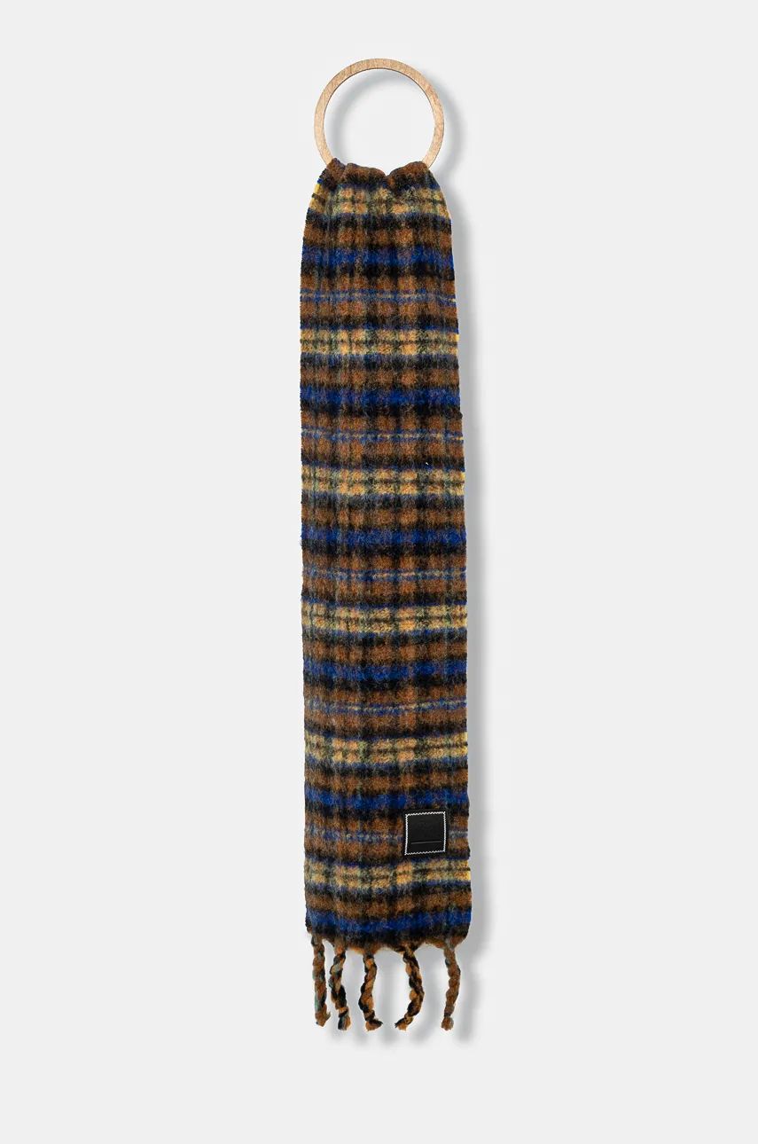 Шарф ADER ERROR Brown Plaid Wool Scarf Коричневий | BN01FWAC0402BR, 0