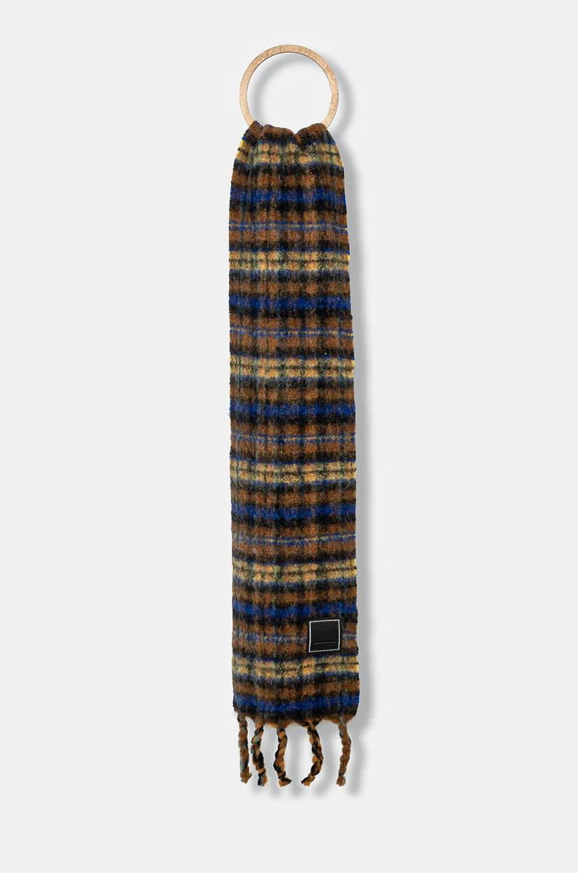 Шарф ADER ERROR Brown Plaid Wool Scarf Коричневий | BN01FWAC0402BR
