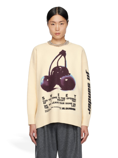 Cветр Jil Sander Printed Sweater бежевий | J21GP0137 J14661