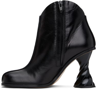 Одяг JW Anderson JW Anderson Twisted Heel Ankle Boots чорний | ANW43211A, 2