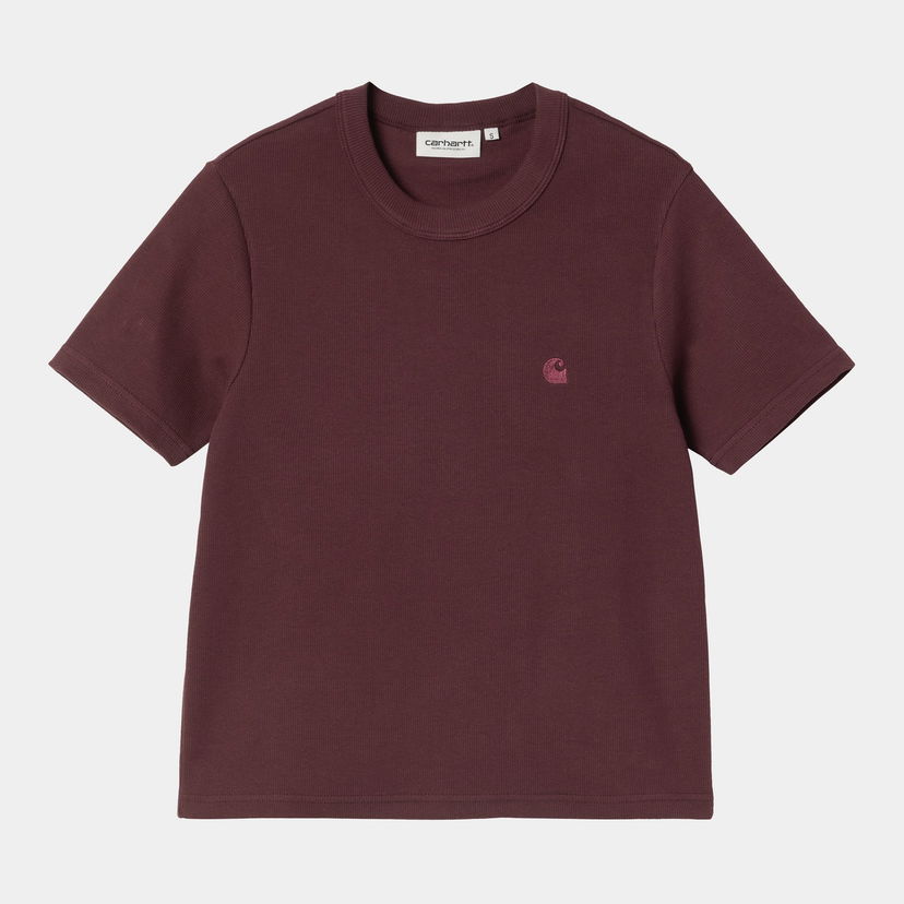 Футболка Carhartt WIP Philipa Short Sleeve T-Shirt Бордовий | I035471_9