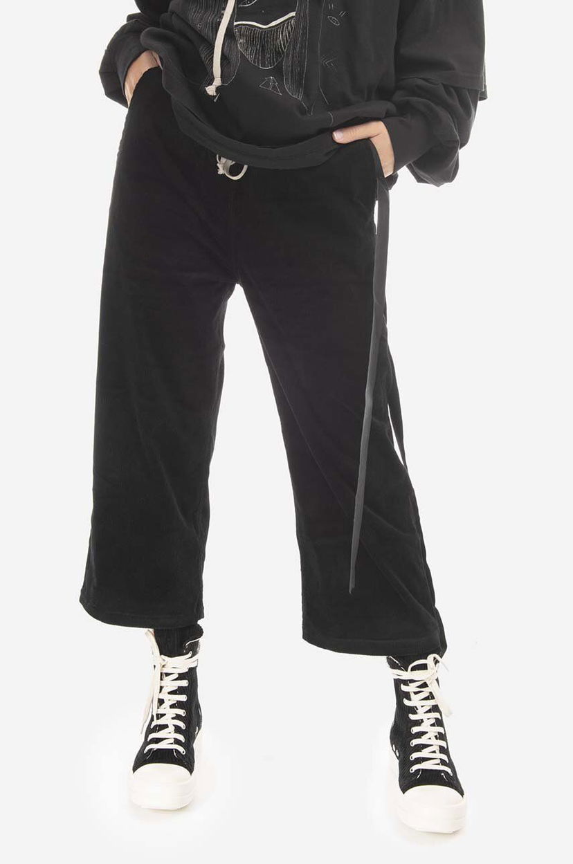 Штани карго Rick Owens Cargo Pants чорний | DS02B4323.VS.BLACK