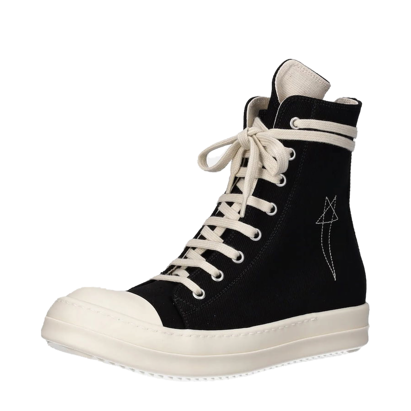 Кросівки та взуття Rick Owens Rick Owens DRKSHDW High-Top чорний | DS02E7800.DOEM8